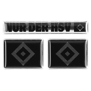 3D-Sticker 3er-Set "Nur der HSV"