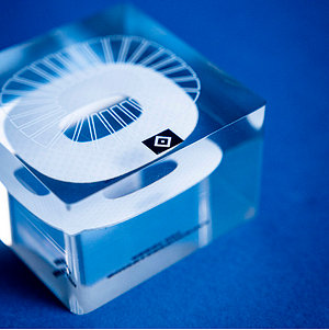 Acrylblock "Volksparkstadion"