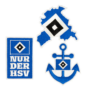 Aufnäher 3er-Set "Hamburger SV"