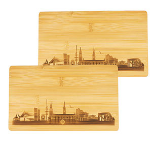 Brettchen 2er-Set "Skyline"