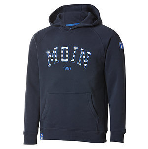 Derbe Kapuzenpullover "Moin gestreift"
