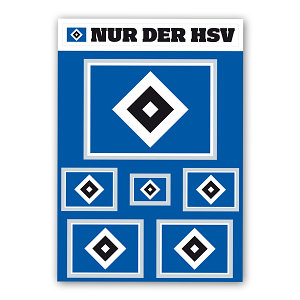 AUTOAUFKLEBER AUFKLEBER HAMBURGER SV HSV 78x9 cm NEU UVP 12,95€ 