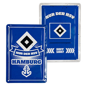 HSV Hemd Flynn Kurzarm Blau-weiß-schwarz Mit Stadionmotiven