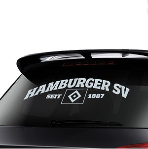 Heckscheibenaufkleber "Hamburger SV"