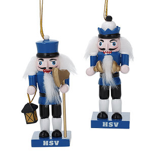 Holzanhänger 2er-Set "Nussknacker gold"