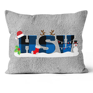 Kissen "Weihnachten kariert"