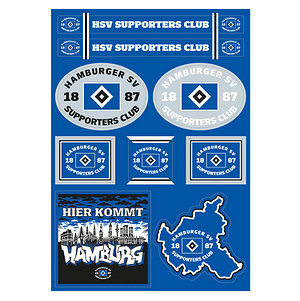 SC Aufkleber-Set "Hamburg"