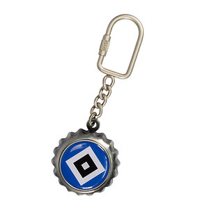 Schlüsselanhänger "Kronkorken blau"