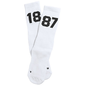 Socken "1887 weiß-schwarz"