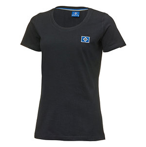 T-Shirt Damen "Logo schwarz"