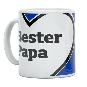 Tasse "Bester Papa Herz"