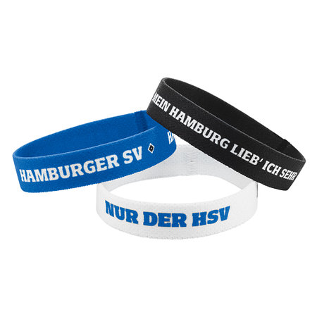 Armbänder 3er-Set "Hamburger SV"