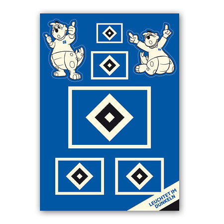 Aufkleber-Set "Nachleuchtend"