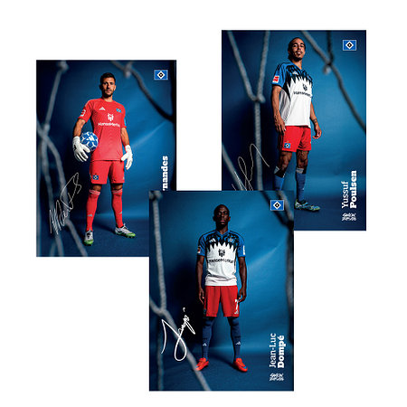 Autogrammkarten Männer Team gedruckt 25/26