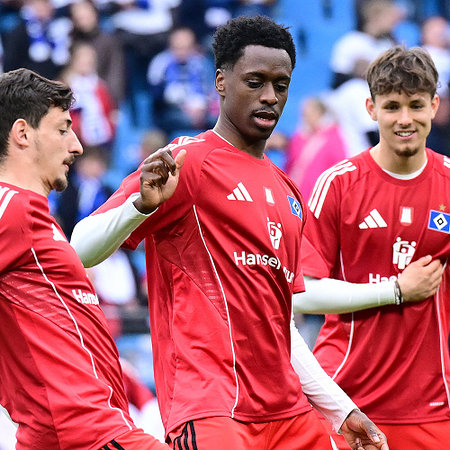 Getragenes rotes Aufwärmshirt Sambi vs. Hoffenheim