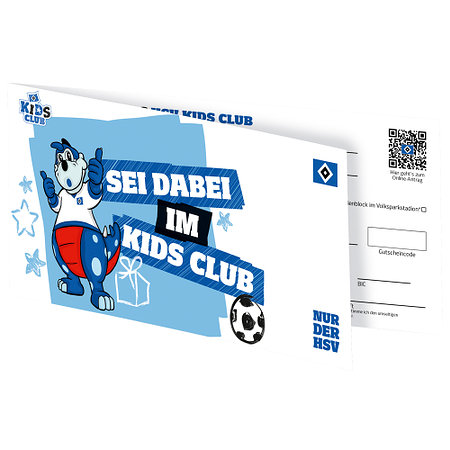 Gutschein HSV e.V. "Mitglied Kids Club" *