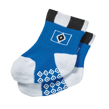 HSV ABS Socken blau 2 Streifen 