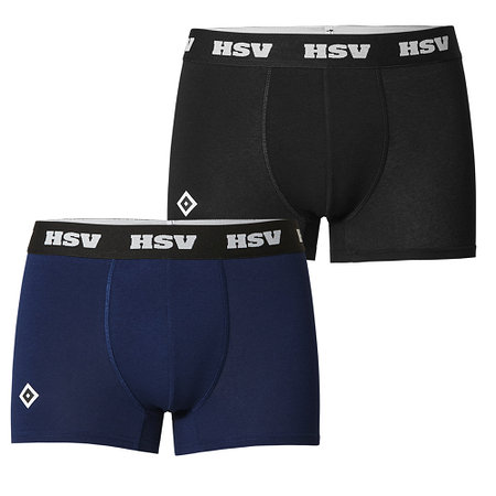 HSV Boxershorts Doppelpack "Raute pur"