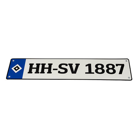 HSV Deko-Kennzeichen "1887"