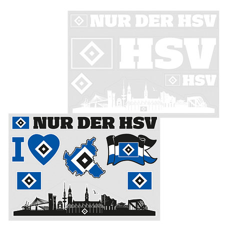 HSV Fensterbilder "Hamburger SV"
