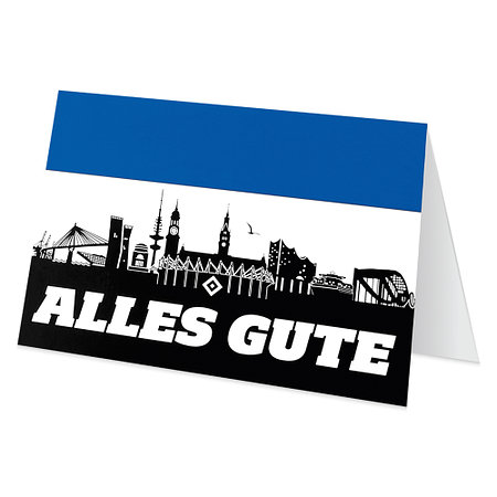 HSV Grußkarte "Alles Gute"
