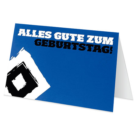 HSV Grußkarte "Geburtstag"