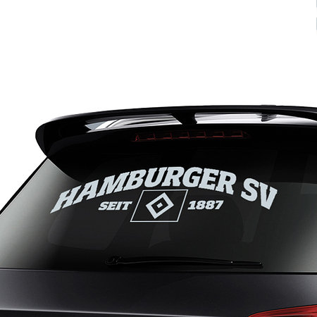 HSV Heckscheibenaufkleber "Hamburger SV"