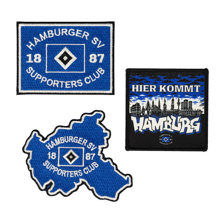 HSV SC Aufnäher 3er-Set