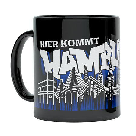 HSV SC Tasse "Hier kommt Hamburg"