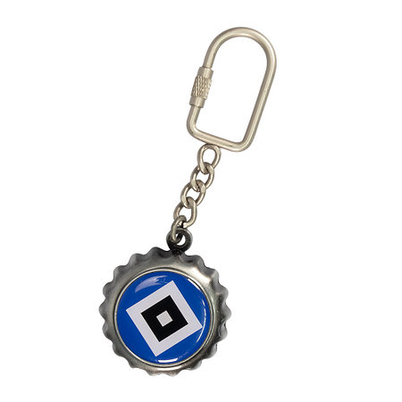 HSV Schlüsselanhänger "Kronkorken blau"