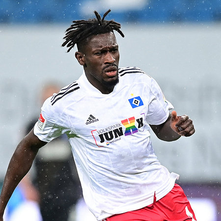 HSV Signiertes Bakery Jatta adidas Sondertrikot "VolksparkjunXx"