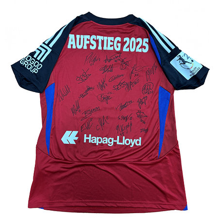 HSV Signiertes adidas Ausweichtrikot der Frauen Rückseite