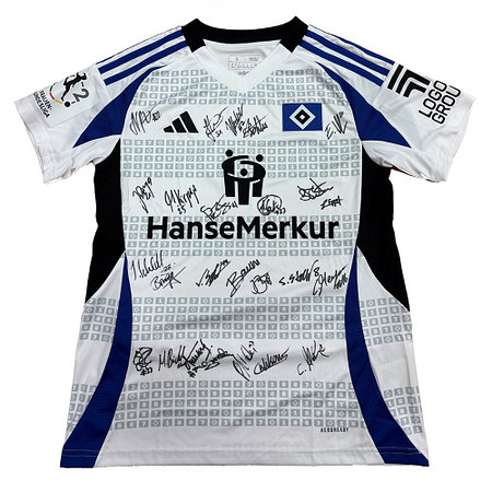 HSV Signiertes adidas Heimtrikot der Frauen Vorderseite