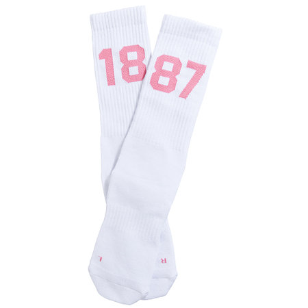 HSV Socken "1887 weiß-pink"
