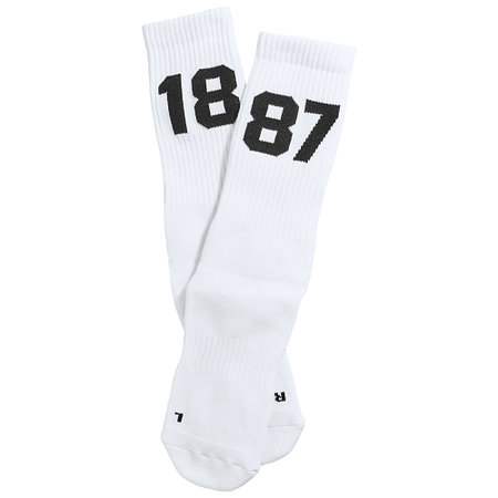 HSV Socken "1887 weiß-schwarz"