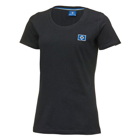 HSV T-Shirt Damen "Logo schwarz"
