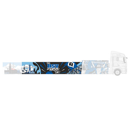 HSV Truck-Banner Aufstiegsfeier Nr. 1