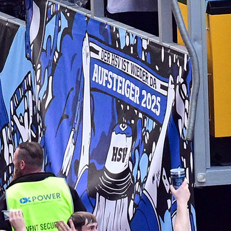 HSV Truck-Banner Aufstiegsfeier Nr. 11