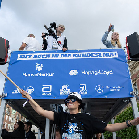 HSV Truck-Banner Aufstiegsfeier Nr. 6