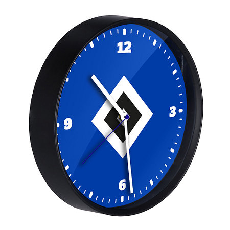 HSV Wanduhr "Raute pur"