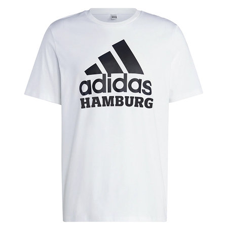 HSV adidas T-Shirt Hamburg weiß