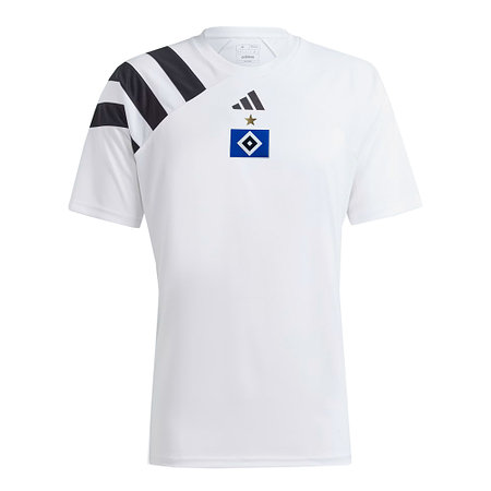 HSV adidas Trainingsjersey Retro weiß