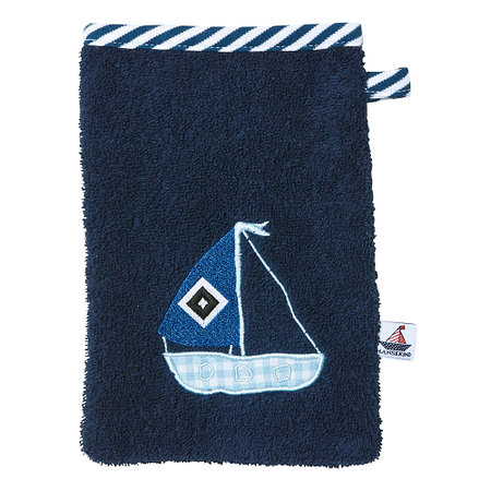 Hansekind Waschhandschuh Baby "Segelboot"