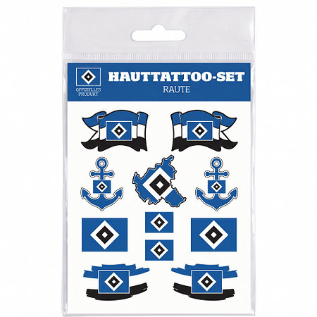 Hauttattoo-Set "Raute"