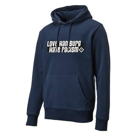 Kapuzenpullover "Love Hamburg - Hate Racism"