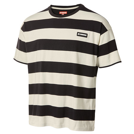 Rothosen T-Shirt Blockstreifen