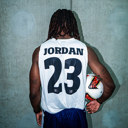 Signiertes Shooting-Top Jordan #23