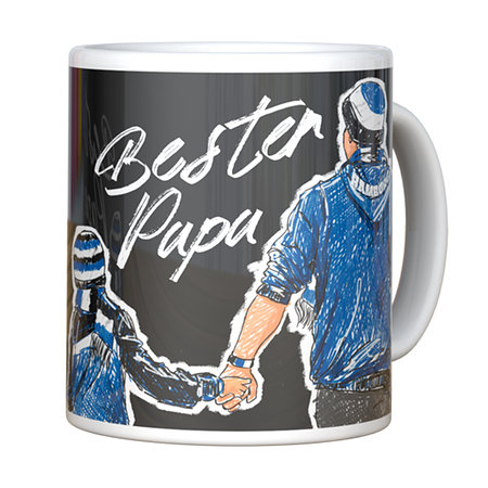 Tasse "Bester Papa schwarz"