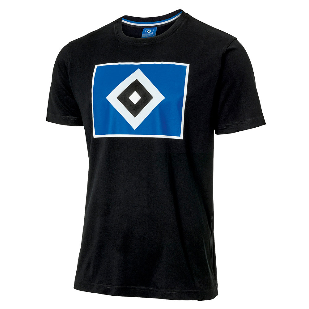 HSV T-Shirt Logo schwarz  Jetzt im HSV-Fanshop bestellen