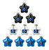Christbaumkugeln 10er "Stern" (1)